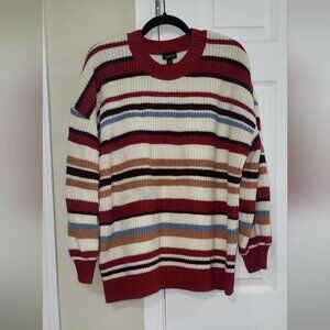 Torrid Striped Multicolor Sweater Size 1